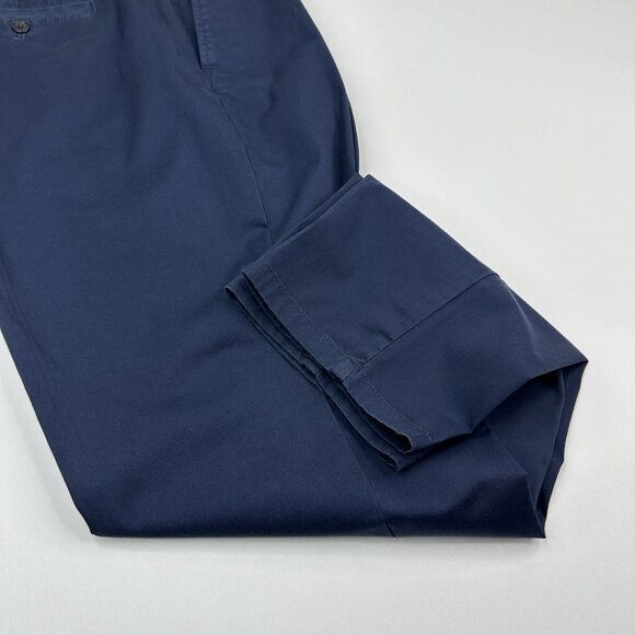 Everlane Uniform Men Navy The Cotton Pleated‎ Minimalist Career Pant W33-35/L30 - Picture 4 of 14